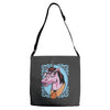 unicorn nerd graphic Adjustable Strap Totes