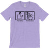 push button receive bacon t shirt funny awesome nerdy geeky humor tee T-Shirt