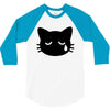 sad cat 3/4 Sleeve Shirt