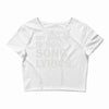 my brain is 80% song lyrics Crop Top