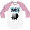 Papa And Son Fishing Partners For Life 3/4 Sleeve Shirt