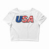 usa 3 Crop Top
