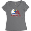 science bless america Women's Triblend Scoop T-shirt