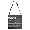 Feminism Noun Adjustable Strap Totes
