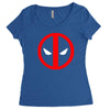 deadpool logo avengers marvel comics gift Women's Triblend Scoop T-shirt