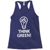 think green Racerback Tank