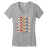christmas animal Women's V-Neck T-Shirt