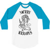 merry krampus 3/4 Sleeve Shirt