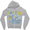 chocolatey night Zipper Hoodie