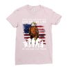 Honor Those Who Place Their Life On The Line Ladies Fitted T-Shirt