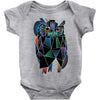 polygonal owl Baby Onesie