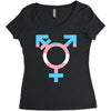 transgender Women's Triblend Scoop T-shirt