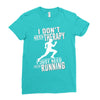 running Ladies Fitted T-Shirt