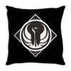 simple art logo Throw Pillow