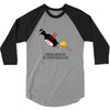 never give up poster 3/4 Sleeve Shirt