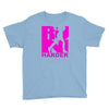 run harder gym workout Youth Tee