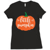 halloween little pumpkin Ladies Fitted T-Shirt