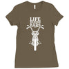 motorbike life behind bars Ladies Fitted T-Shirt