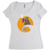 halloween king Women's Triblend Scoop T-shirt