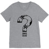 question mark V-Neck Tee