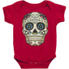 men's pura vida sugar skull Baby Bodysuit
