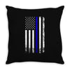 Vintage American Flag Throw Pillow