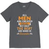 All Men Are Created Equal But Only The Best Are Born In December V-Neck Tee