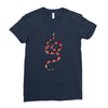 snake red black Ladies Fitted T-Shirt