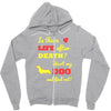 mans best friend Zipper Hoodie