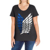 Attack On Titan Ladies Curvy T-Shirt