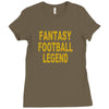 fantasy football legend sunday night football sports league tee shirt Ladies Fitted T-Shirt