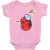 virus loves you this much Baby Onesie