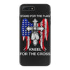 stand for the flag kneel for the cross iPhone 7 Plus Case