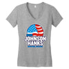 johnson hanks 2020 Women's V-Neck T-Shirt