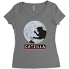 Catzilla Women's Triblend Scoop T-shirt