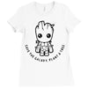 baby groot Ladies Fitted T-Shirt