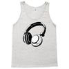 headphones black humor Tank Top