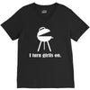 i turn grills on V-Neck Tee