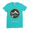 I Hate People Camping Lovers Ladies Fitted T-Shirt