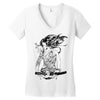 tattoo girl Women's V-Neck T-Shirt
