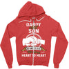 daddy and son not always eye to eye Zipper Hoodie