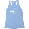 black guns matter m16 Racerback Tank