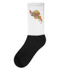 women's sugar skull purple Socks
