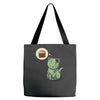 zombie cat Tote Bags
