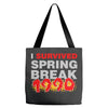 i survived spring break 1990 Tote Bags