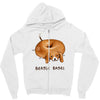 beagle bagel Zipper Hoodie