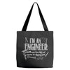 i`m an engineer Tote Bags