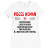 Pisces Woman Ladies Fitted T-Shirt