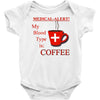 coffee lovers medical alert Baby Onesie