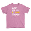 eat sleep league Youth Tee